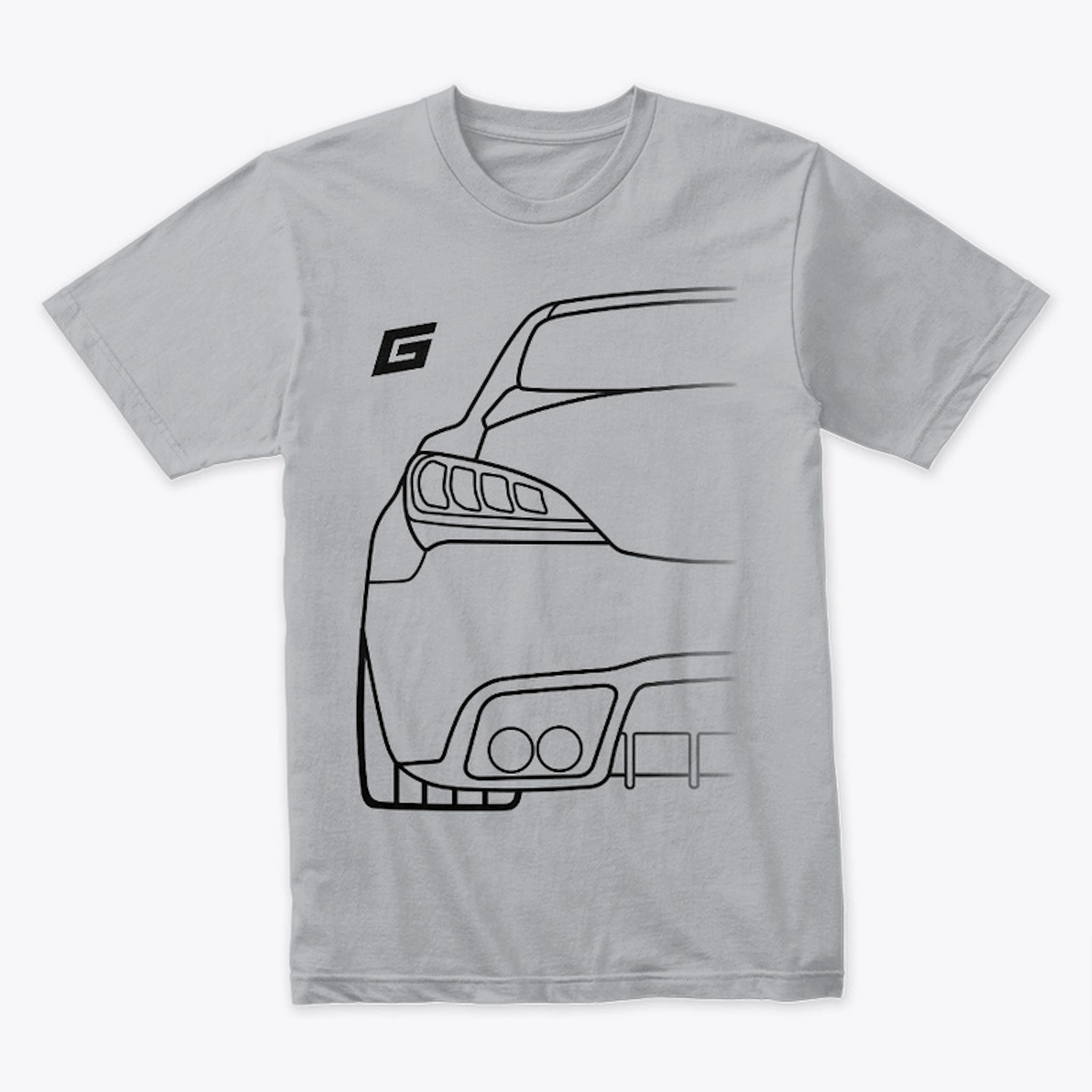 Genesis Coupe Shirt Outlines V2 (B)