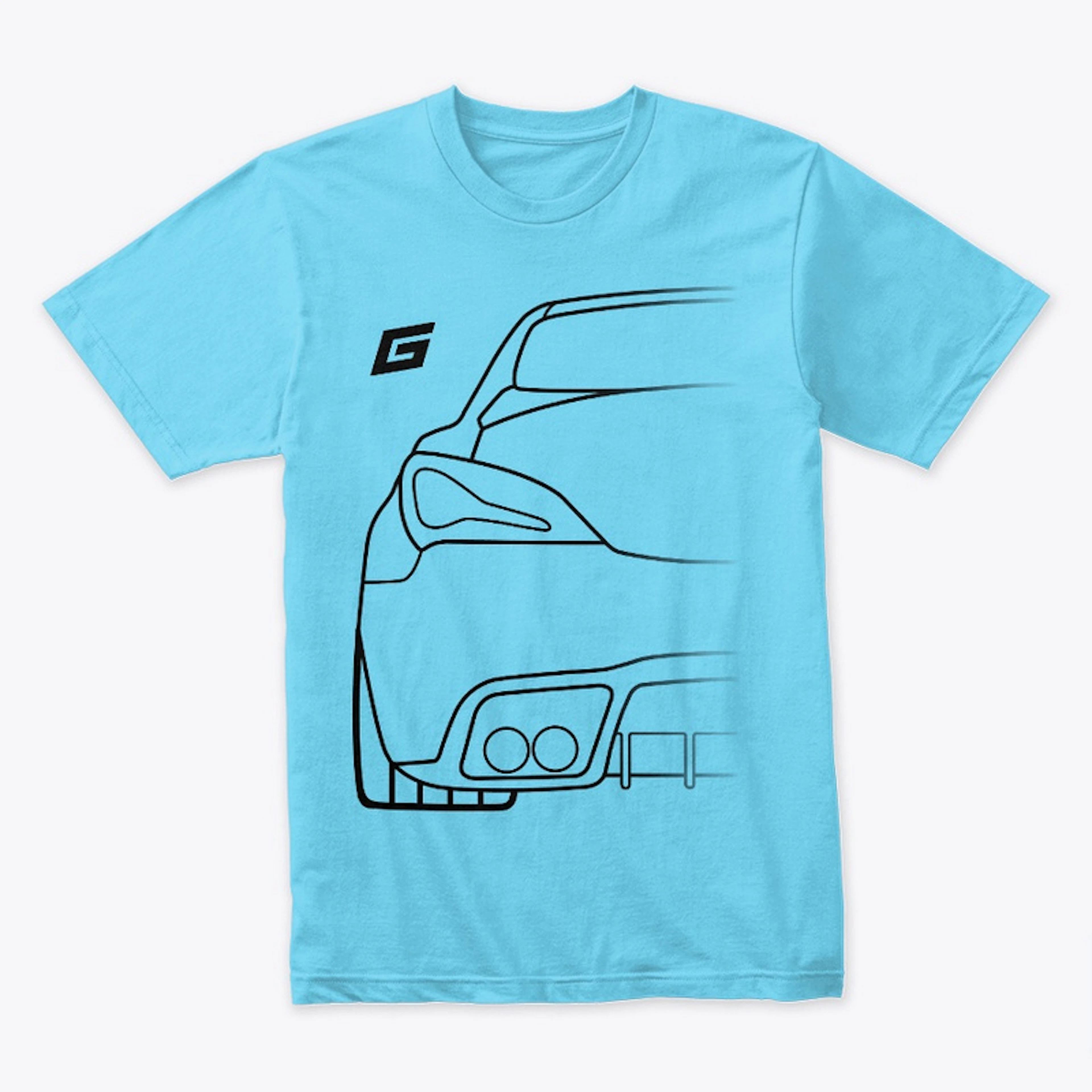 Genesis Coupe Shirt Outlines V1 (B)